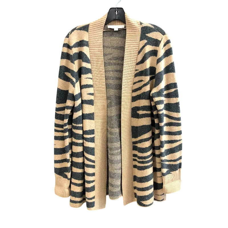 Cardigan By Loft In Animal Print, Size: M