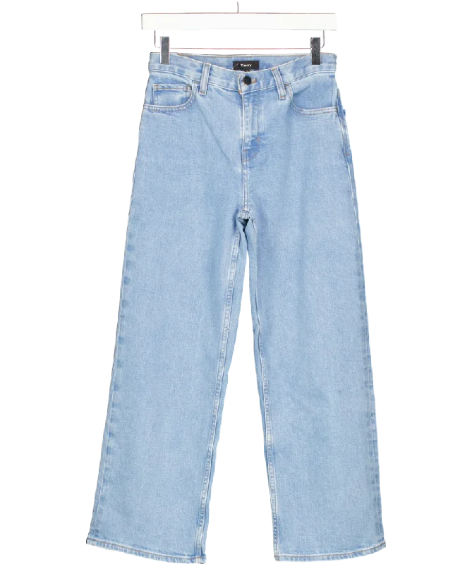 Theory Blue Straight Leg Jeans W25