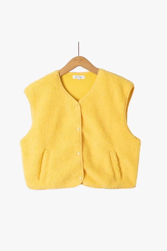 Billie Vest Yellow