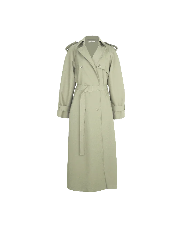 ANNIE TRENCH COAT SAGE