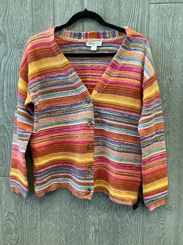 Sweater Cardigan By Coldwater Creek In Multi-colored, Size: Sp