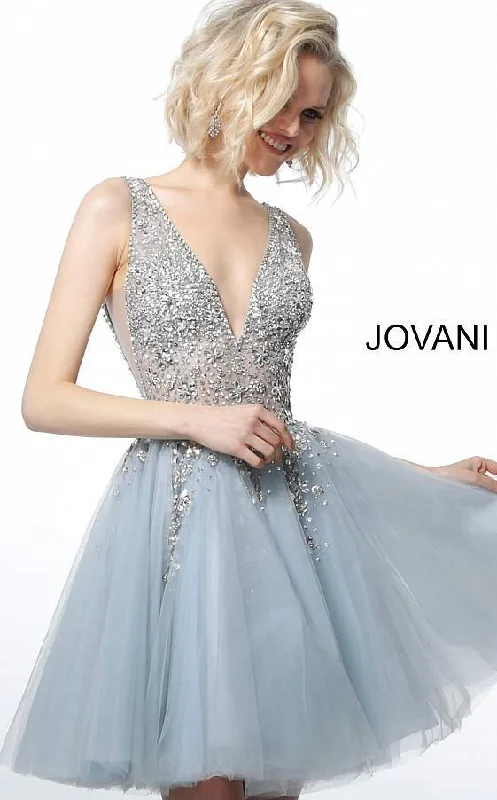 Jovani 1774 Prom Short Sleeveless Homecoming Dress