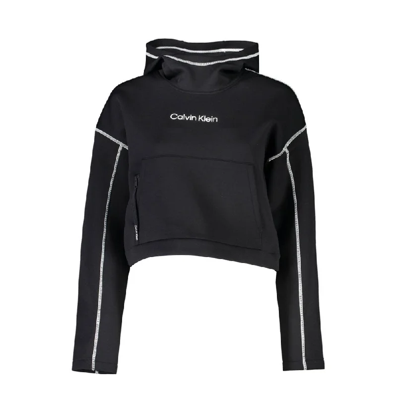 Calvin Klein Chic Hooded Sweatshirt with Contrasting Women's Details