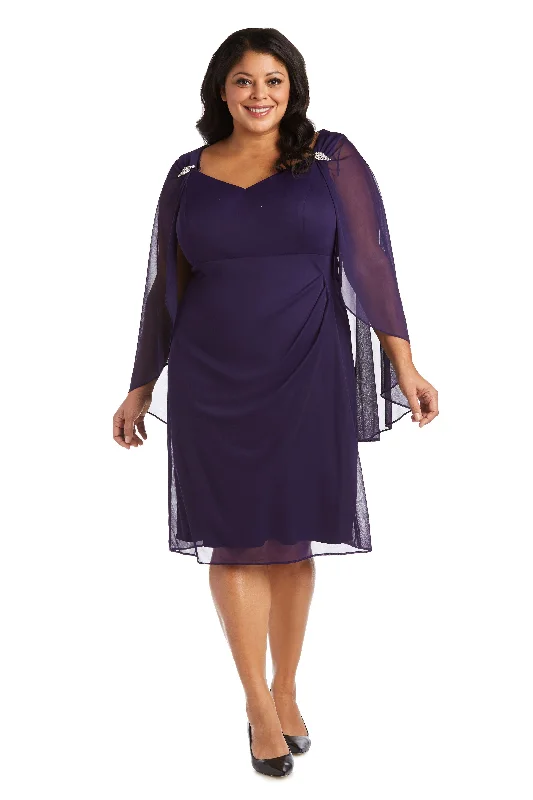 R&M Richards 2438W Mother Of The Bride Short Dress