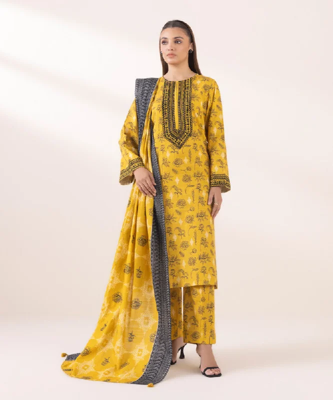 Printed Khaddar Dupatta