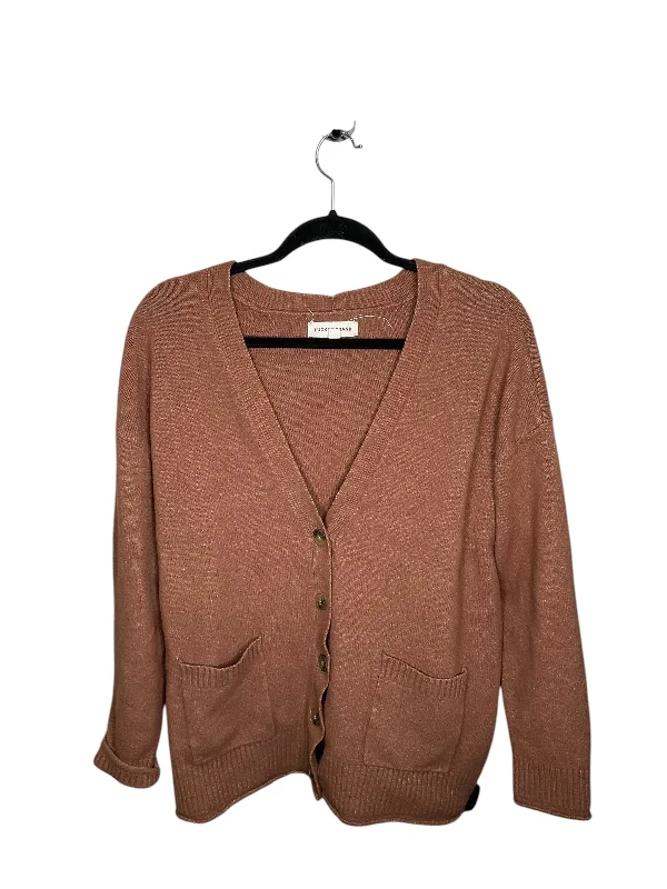 Cardigan By Lucky Brand In Brown, Size: M