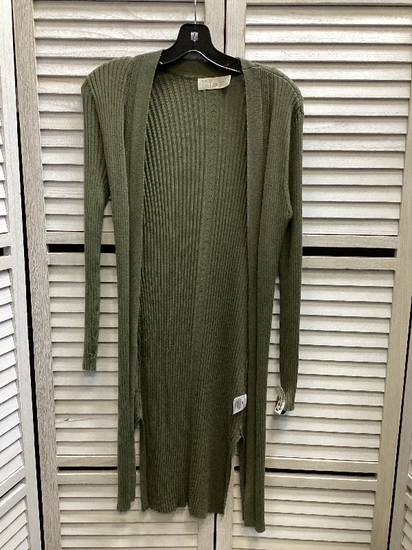 Cardigan By Time And Tru In Green, Size: S