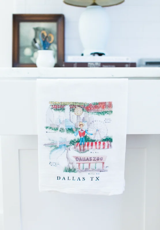 Dallas Tea Towel