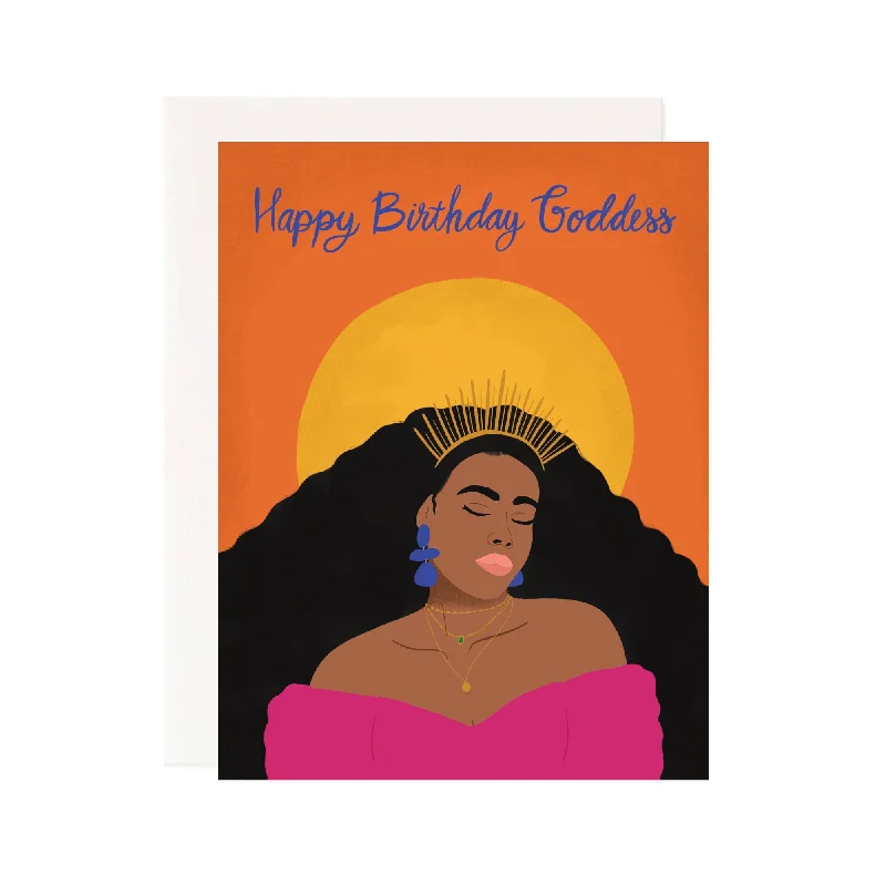 Happy Birthday Goddess Card