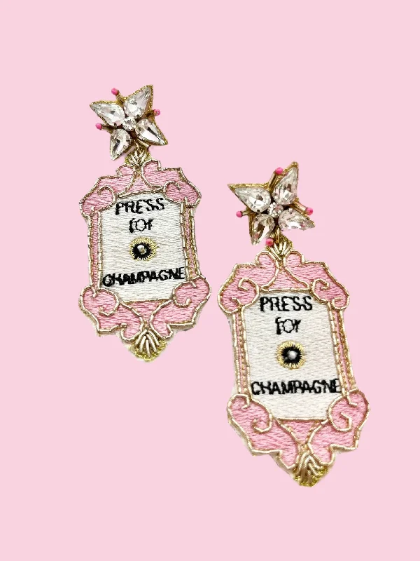 Press For Champagne Earring