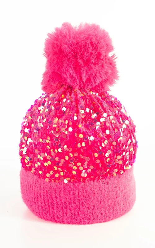 Hat | Sparkle | Hot Pink