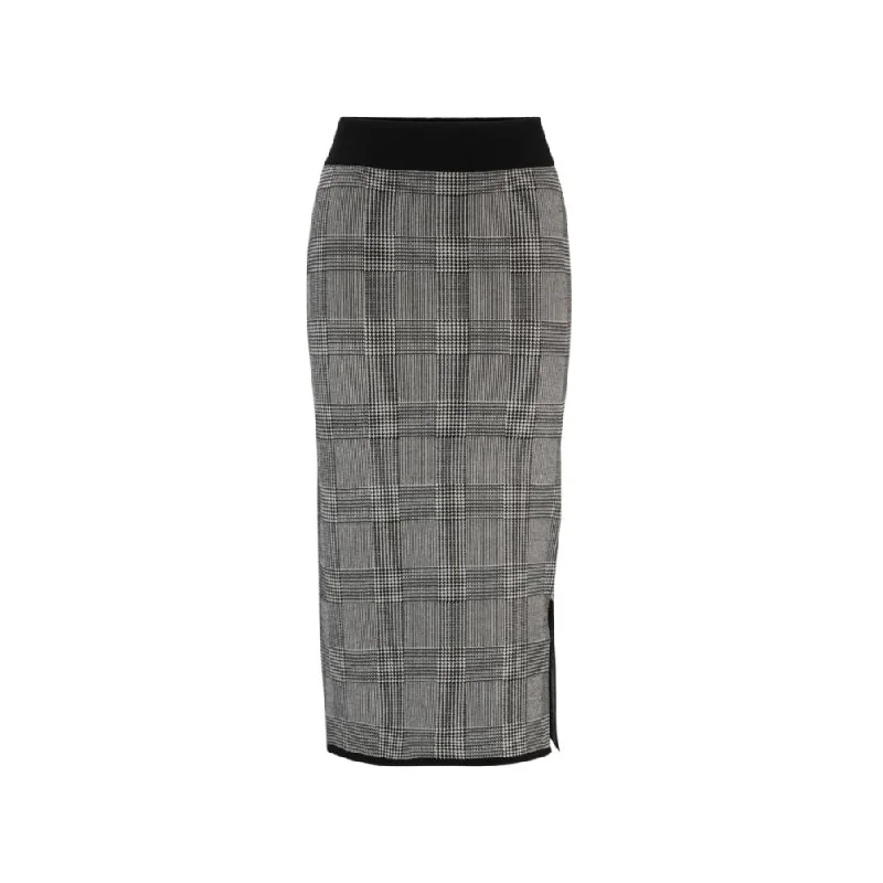 Tube skirt in knitted jacquard