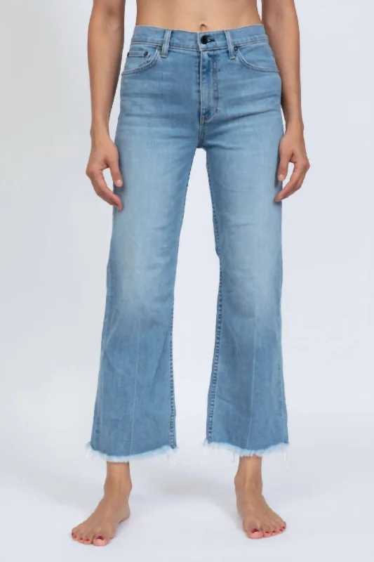 Crop Wide Leg Jean In Keel Over