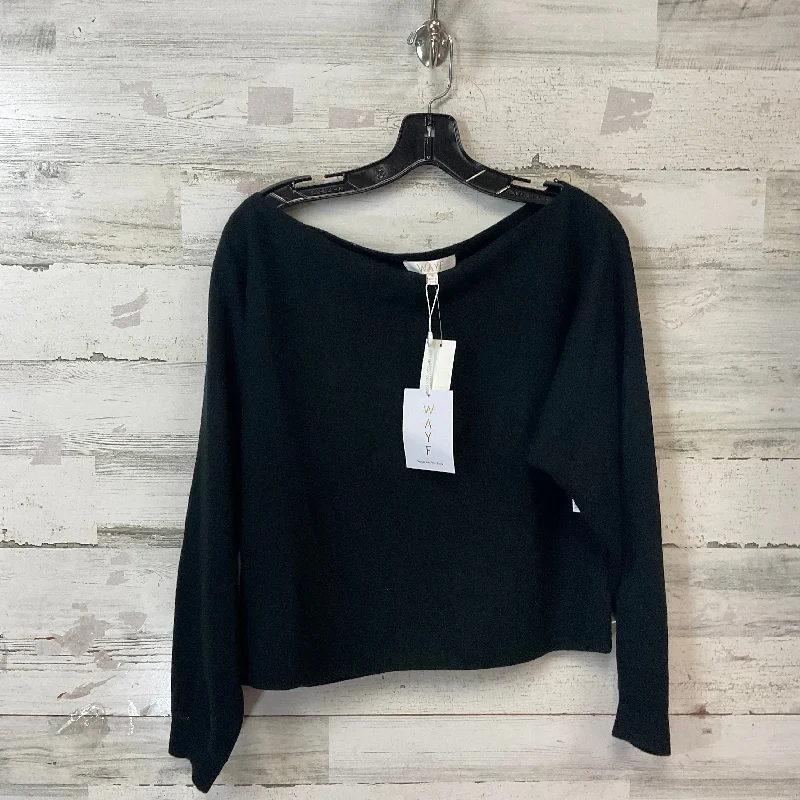 Top Long Sleeve By Wayf In Black, Size: S